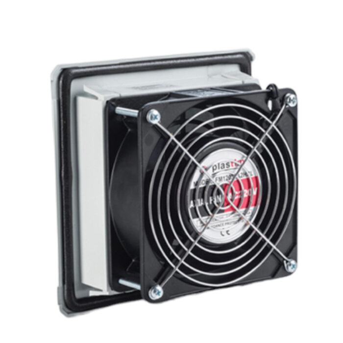 Fan with filter, 30 (41) m3/h, 120x120, 230V 50/60Hz, IP54 PTF1000 Plastim