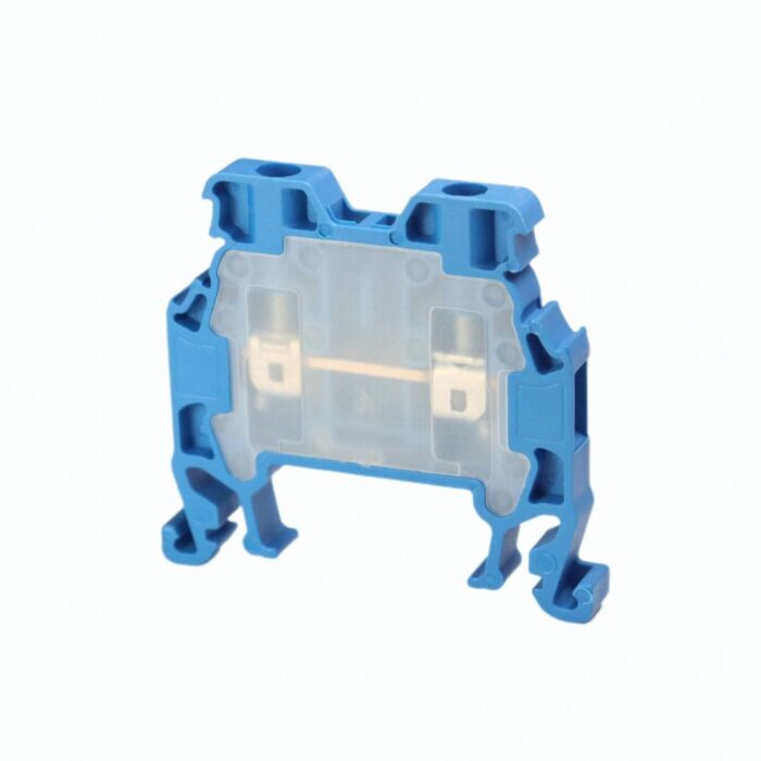 ONKA 1.5mm2 Screw rail connector terminal block DIN rail terminal 2-wire blue, 1010005