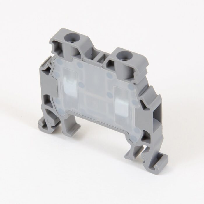 ONKA 2,5mm2 Screw rail connector terminal block DIN rail terminal 2-wire grey, 1010012