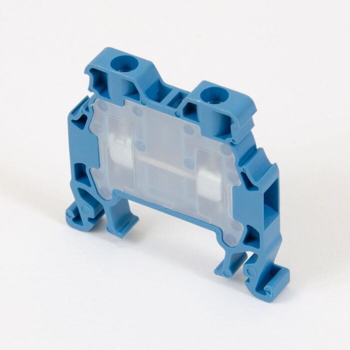 ONKA 2.5mm2 Screw rail connector terminal block DIN rail terminal 2-wire blue, 1010015