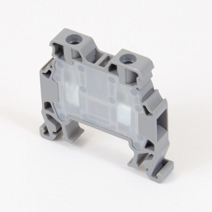 ONKA 4mm2 Screw rail connector terminal block DIN rail terminal 2-wire grey, 1010022