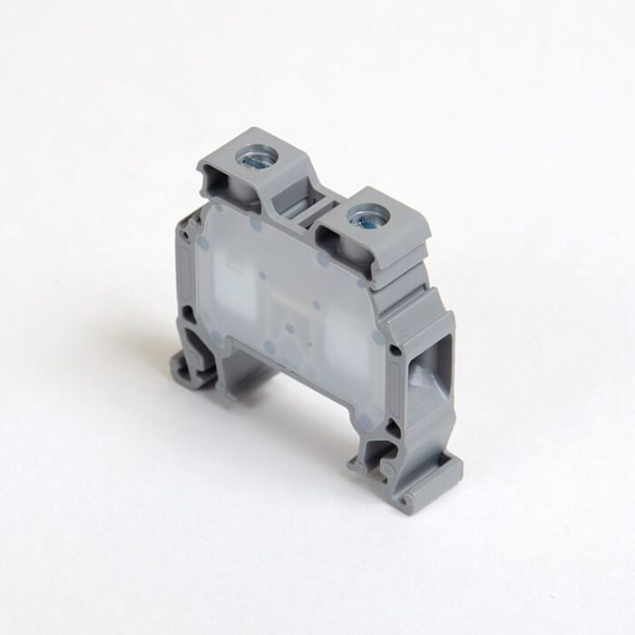 ONKA 10mm2 Screw rail connector terminal block DIN rail terminal 2-wire grey, 1010042