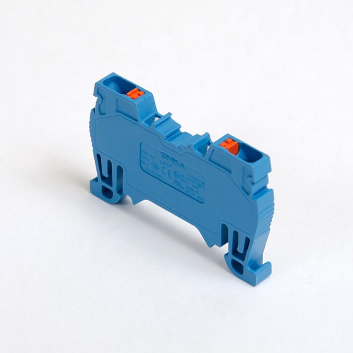 ONKA 2,5mm2 spring rail connector terminal block DIN rail terminal 2-wire grey, 1020016