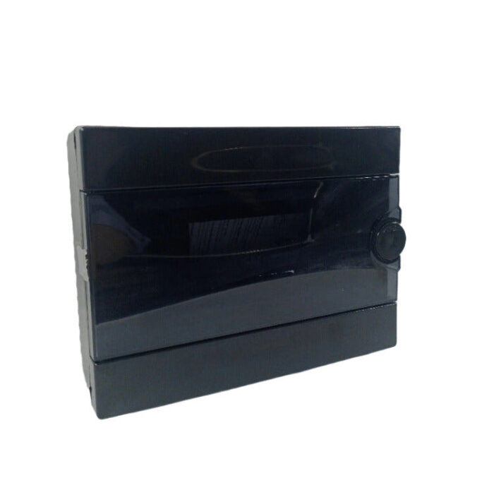 ARS Modular switchboard 12 MOD (12 fuses), plastic flush-mounted switch cabinet, transparent door IP40, 342596