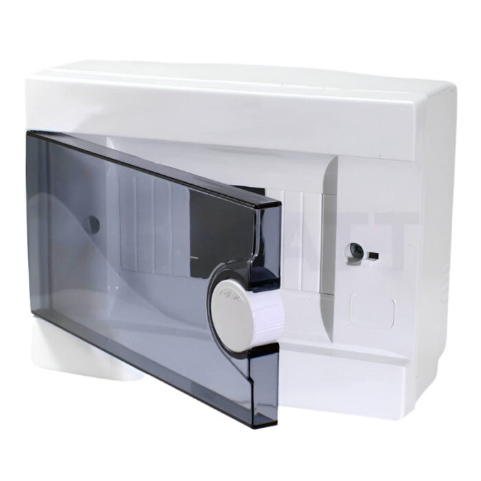 ARS Modular switchboard 2-6 MOD (6 fuses), surface-mounted switch cabinet, plastic, transparent door IP40, 341212