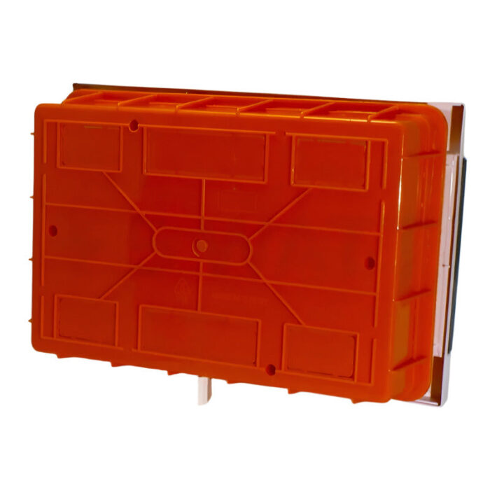 ARS Modular switchboard 2-6 MOD (2-6 fuses), plastic flush-mounted switch cabinet, transparent door IP40, 341213