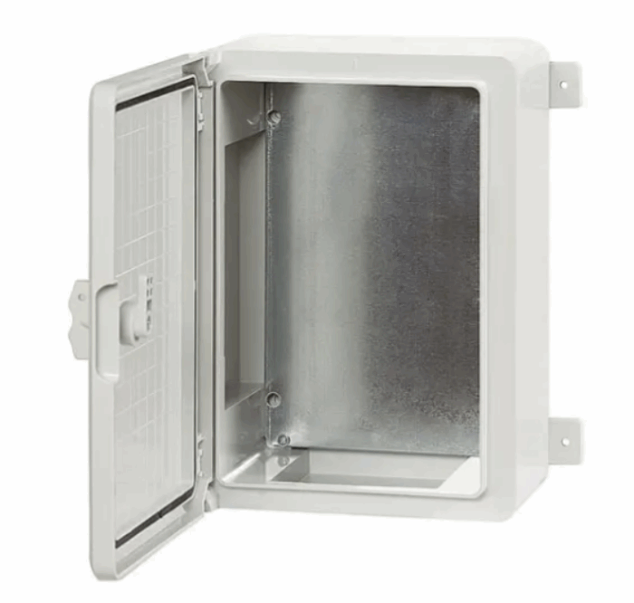 Switchboard plastic grey door 200x300x130mm IP65 PP3001 (P-BOX 2030)