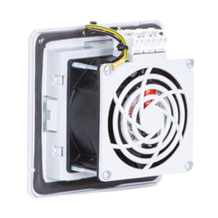 Fan with filter + scrubber clamp, 30 (41) m3/h, 120x120, 230V 50/60Hz IP54 PTF1000T Plastim