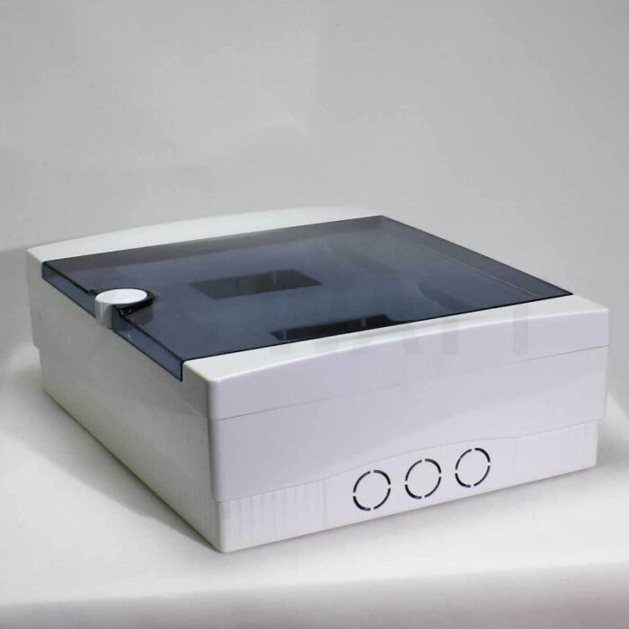 ARS Modular switchboard 16 MOD (16 fuses), surface-mounted switch cabinet, plastic, transparent door IP40, 341205