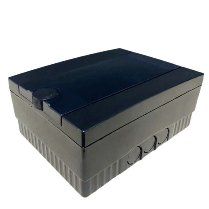 ARS Modular switchboard 16 MOD (16 fuses), surface-mounted switch cabinet, plastic, transparent door IP40, 346130