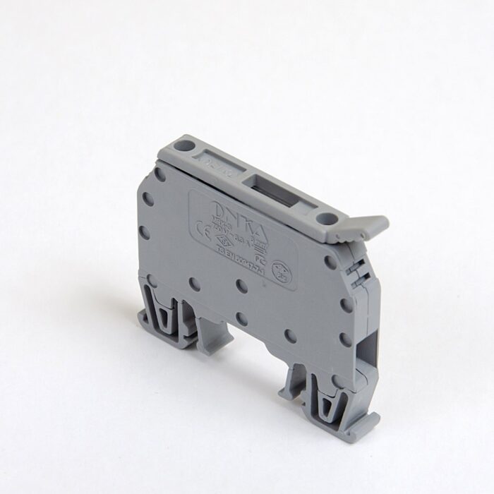 ONKA 6mm2 screw connection fuse terminal block (fuse not included) grey, 1010241