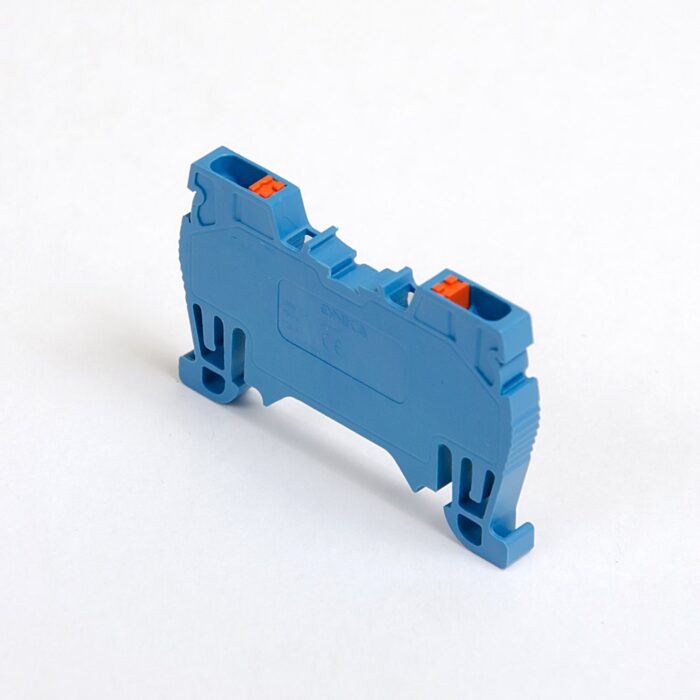 ONKA 1,5mm2 spring rail connector terminal block DIN rail terminal 2-wire blue, 1020005