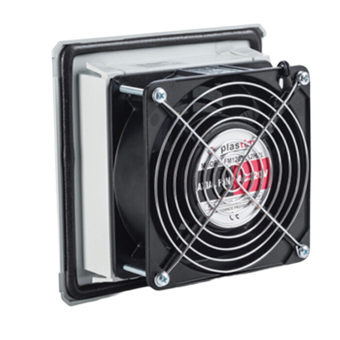 Fan with filter, 100 (140) m3/h, 160x160, 230V 50/60Hz IP54 PTF1500 Plastim