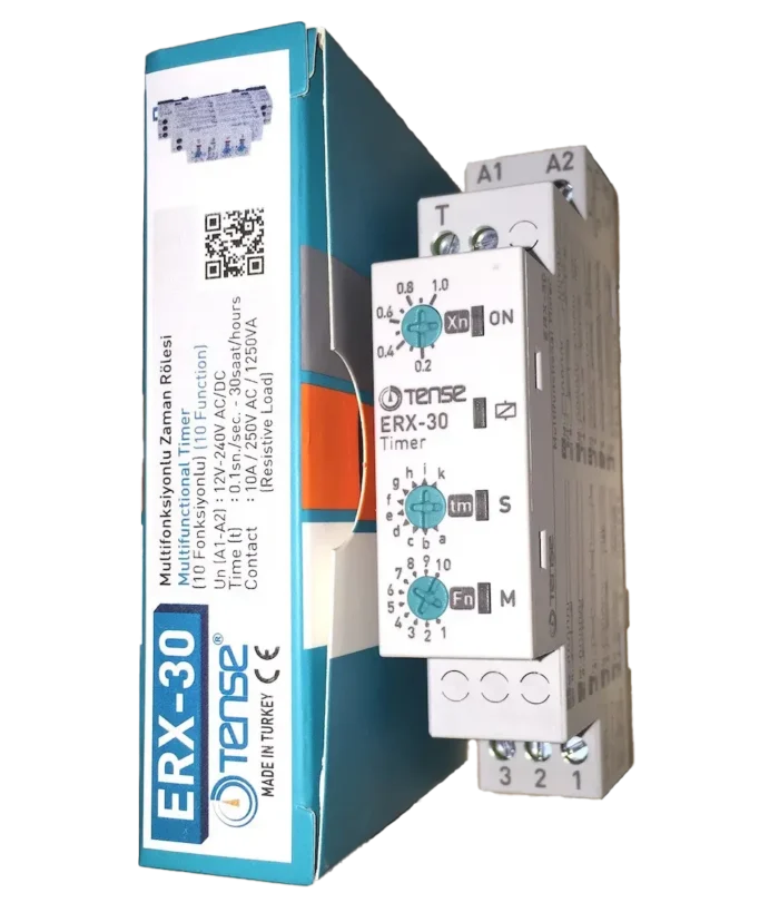 Multifunctional time relay time range: 0.1 s - 30 h 12V-240V AC/DC