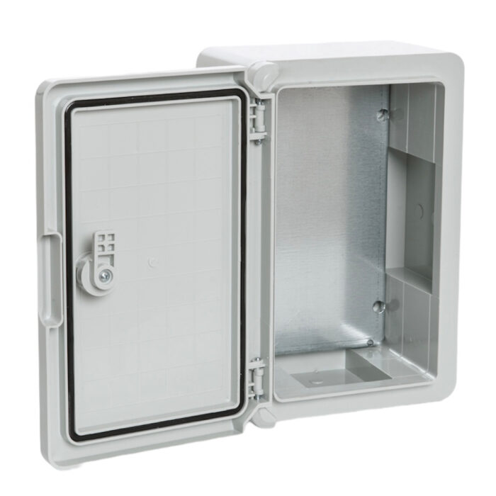 Plastic panel Grey door