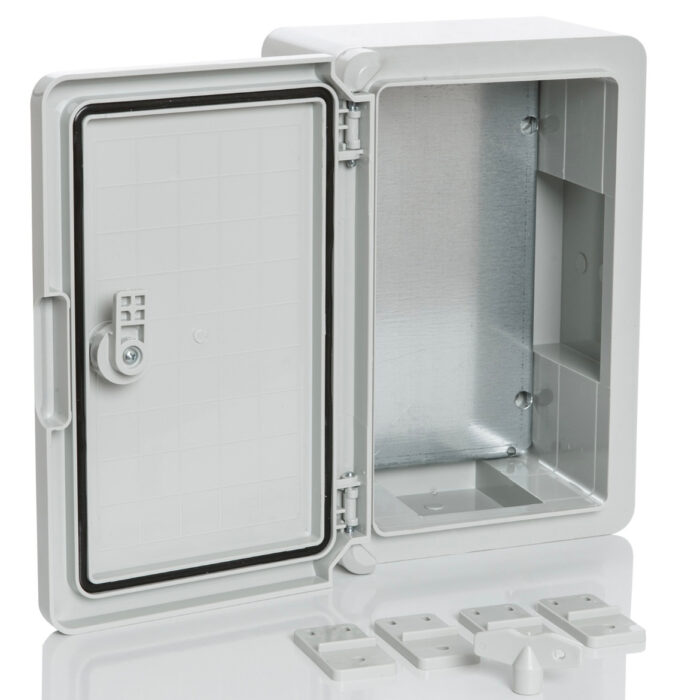 Plastic panel Grey door