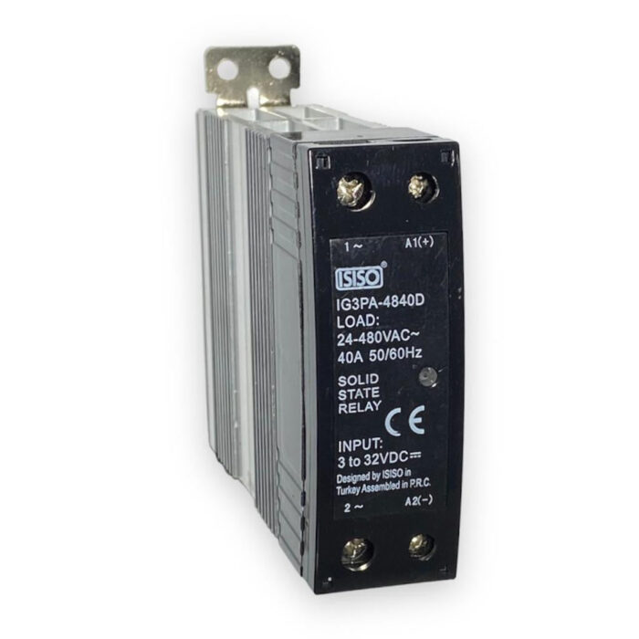 DC-AC electronic single phase solid state relay SSR switching contact 25A, 40A