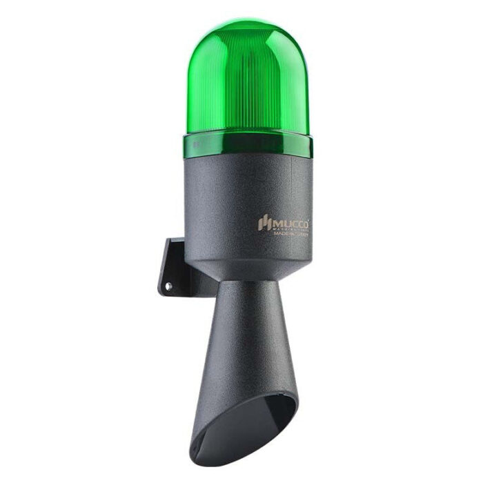 LED siren with optical signalling