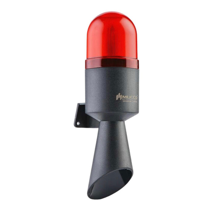 Alarm siren with 16 melodies horn with LED optical signaling