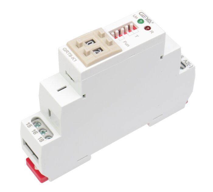 GEYA GRT8-K1 Time delay relay, 4 AC/DC delay modes 12V-240V 50/60HZ