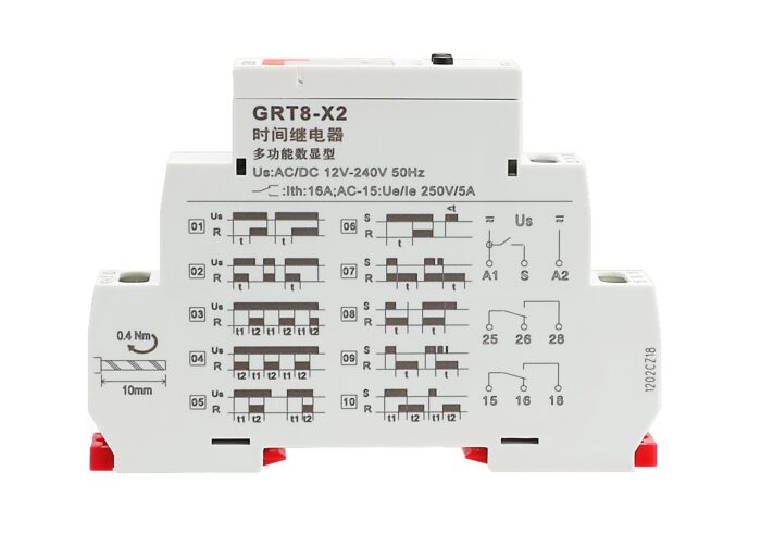GEYA GRT8-X2 Multifunction digital time relay with LCD display
