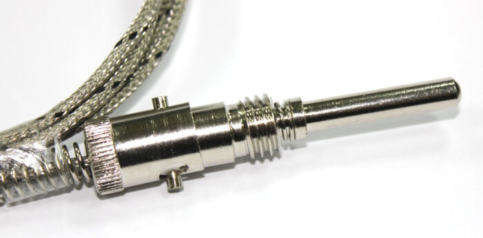 Temperature sensor thermocouple temperature cell type J Fe-const, -100 °C ...+600 °C