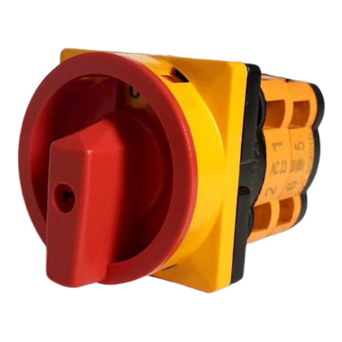 Lockable group switch for emergency maintenance 1-0-2, 1-2-3-4 poles, 10-400A