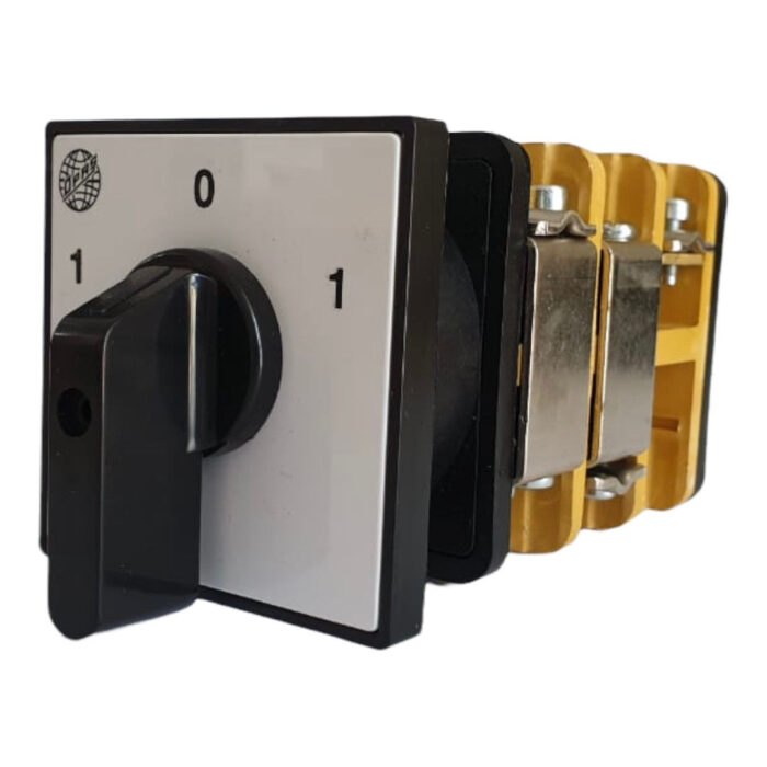 Reversing cam switch / Reversing rotary switch 1-0-1, 3 poles, 10-120A