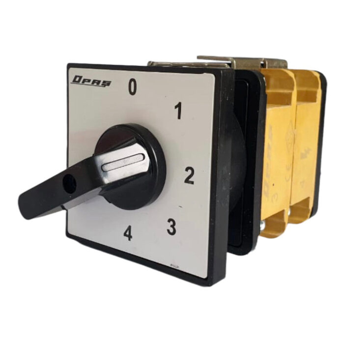 Step switch 0-1-2-3-4 degree rotary switch, 1-2 poles, 10-160A