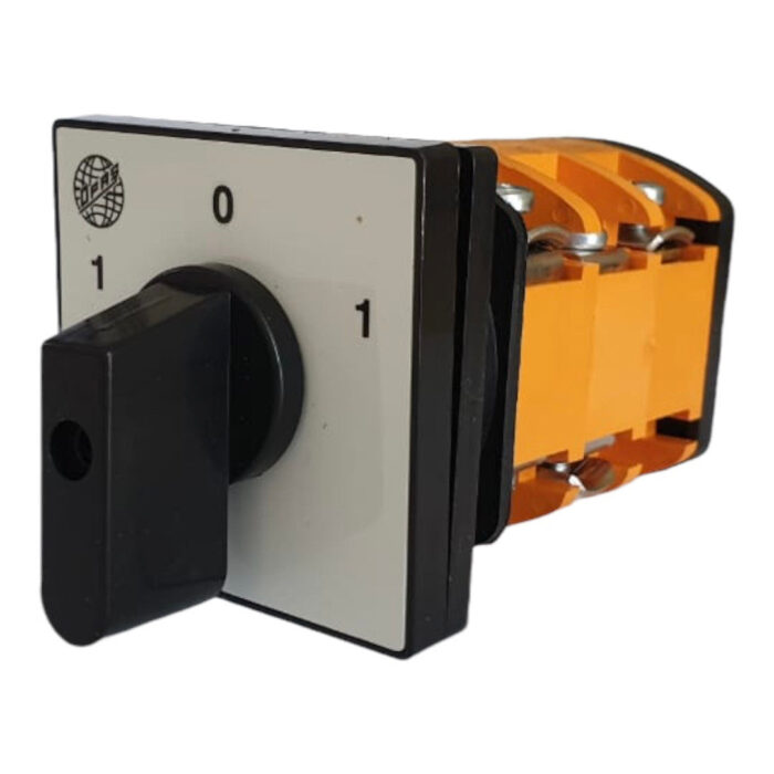 Reversing cam switch / Reversing rotary switch 1-0-1, 3 poles, 10-120A