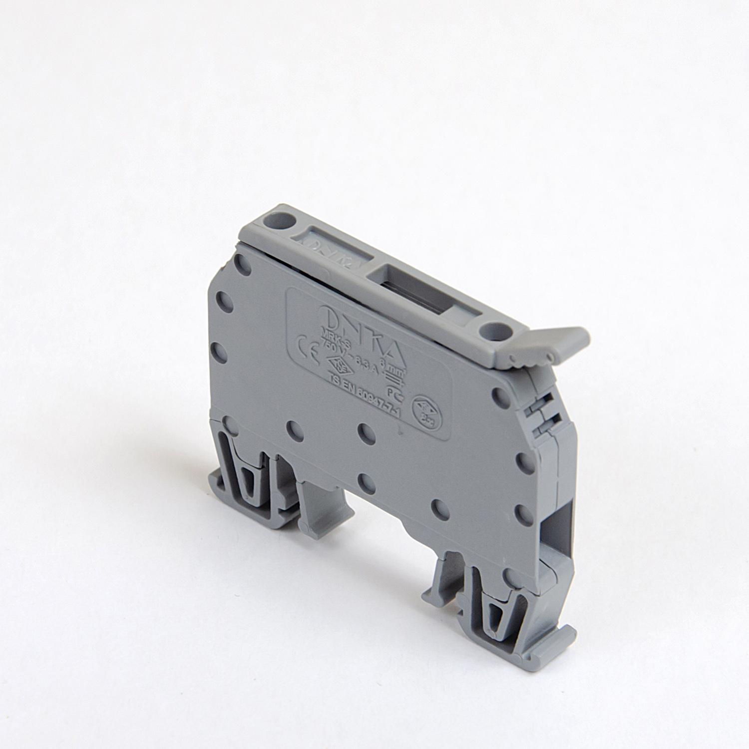ONKA 6mm2 screw connection fuse terminal block (fuse not included) grey, 1010241 ONKA 6mm2 screw connection fuse terminal block (fuse not included) grey, 1010241