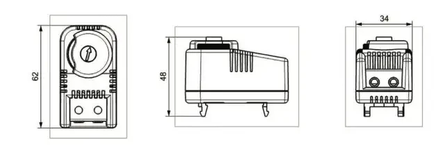 Bimetal thermostat 0-60C NC, PTHT, Plastim Bimetal thermostat 0-60C NC, PTHT, Plastim