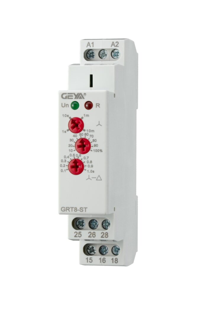 GEYA GRT8-ST Delay time relay star-delta AC230V 380V~440V AC/DC12