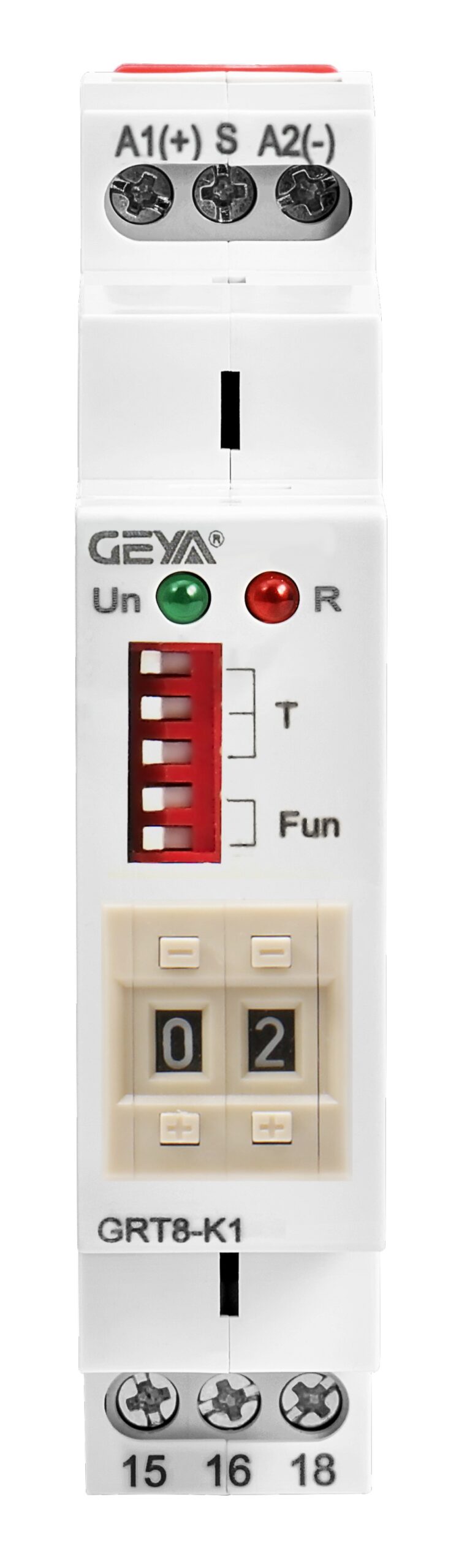 GEYA GRT8-K1 Time delay relay, 4 AC/DC delay modes 12V-240V 50/60HZ GEYA GRT8-K1 Time delay relay, 4 AC/DC delay modes 12V-240V 50/60HZ