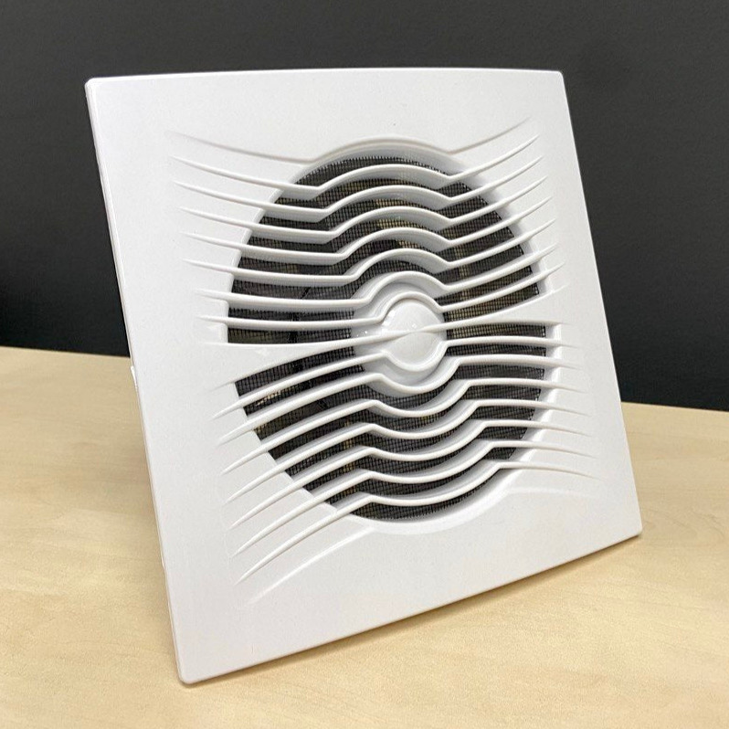 ARS-White wall mounted axial bathroom / WC fan white with grille quiet 100mm, 90 m3/h, 340041 ARS-White wall mounted axial bathroom / WC fan white with grille quiet 100mm, 90 m3/h, 340041