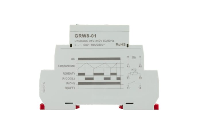 GEYA GRW8-01 Relay for temperature control with waterproof sensor AC/DC24V-240V 16A