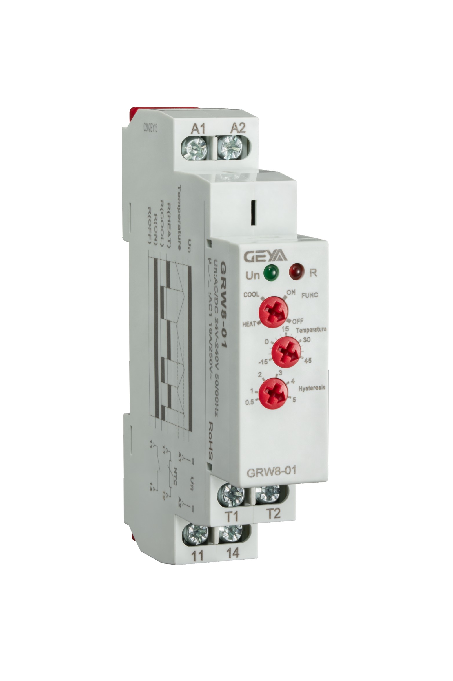 GEYA GRW8-01 Relay for temperature control with waterproof sensor AC/DC24V-240V 16A GEYA GRW8-01 Relay for temperature control with waterproof sensor AC/DC24V-240V 16A