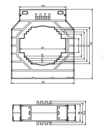 ONKA Current transformer - CURRENT TRANSFORMER 2000/5A, 100MM, CLASS 0.5S, 30VA (TK10020005312 / 80011775) ONKA Current transformer - CURRENT TRANSFORMER 2000/5A, 100MM, CLASS 0.5S, 30VA (TK10020005312 / 80011775)