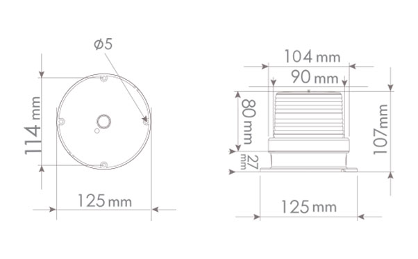 MUCCO SNT-915-B-4 90 diameter 5 light modes 10 melodic SMD LEDs with buzzer 12-24V AC/DC blue roof lamp MUCCO SNT-915-B-4 90 diameter 5 light modes 10 melodic SMD LEDs with buzzer 12-24V AC/DC blue roof lamp