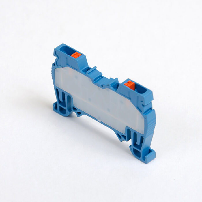 ONKA 1,5mm2 spring rail connector terminal block DIN rail terminal 2-wire blue, 1020005