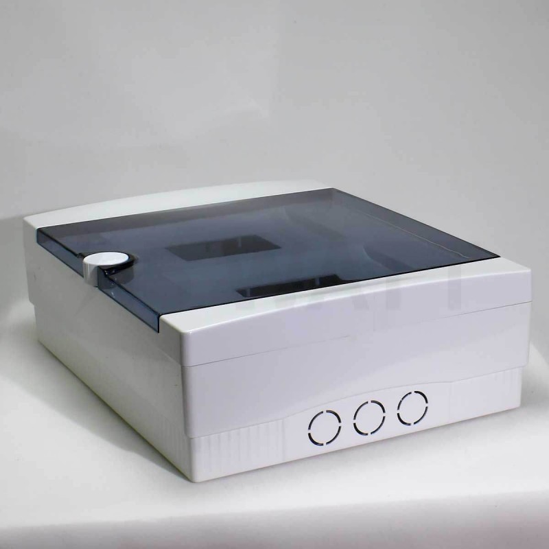 ARS Modular switchboard 16 MOD (16 fuses), surface-mounted switch cabinet, plastic, transparent door IP40, 341205 ARS Modular switchboard 16 MOD (16 fuses), surface-mounted switch cabinet, plastic, transparent door IP40, 341205