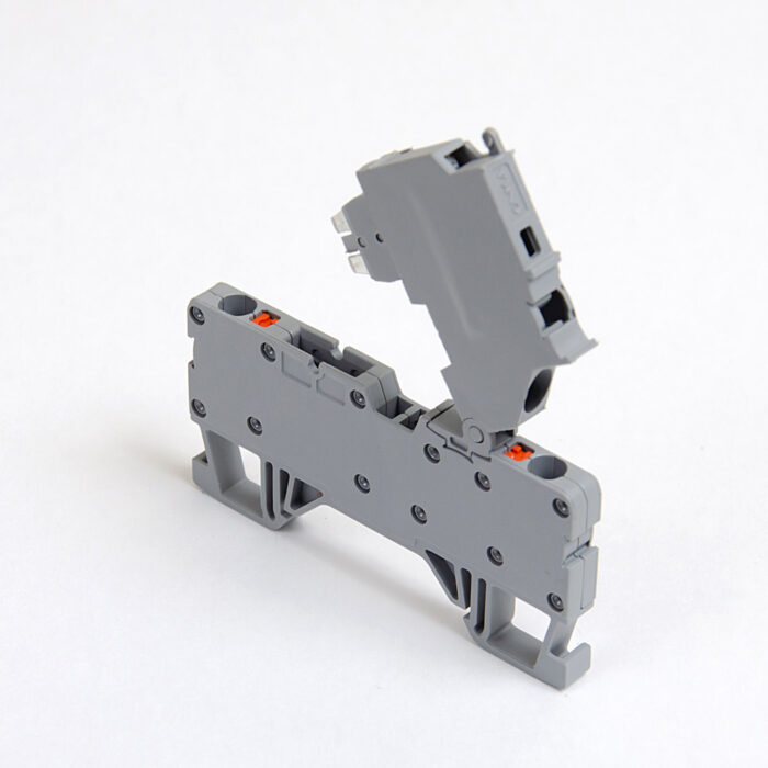 ONKA 2.5mm2 screw connection fuse terminal block (fuse not included) grey, 1020223