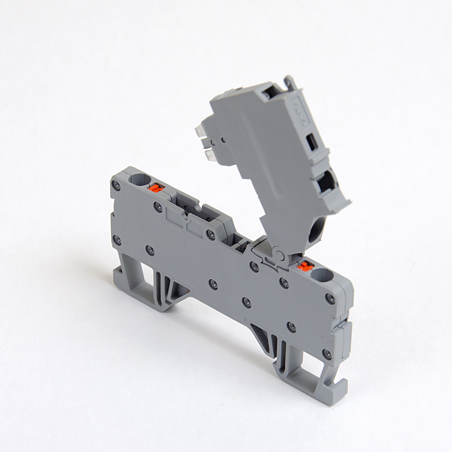 ONKA 2.5mm2 screw connection fuse terminal block (fuse not included) grey, 1020223 ONKA 2.5mm2 screw connection fuse terminal block (fuse not included) grey, 1020223