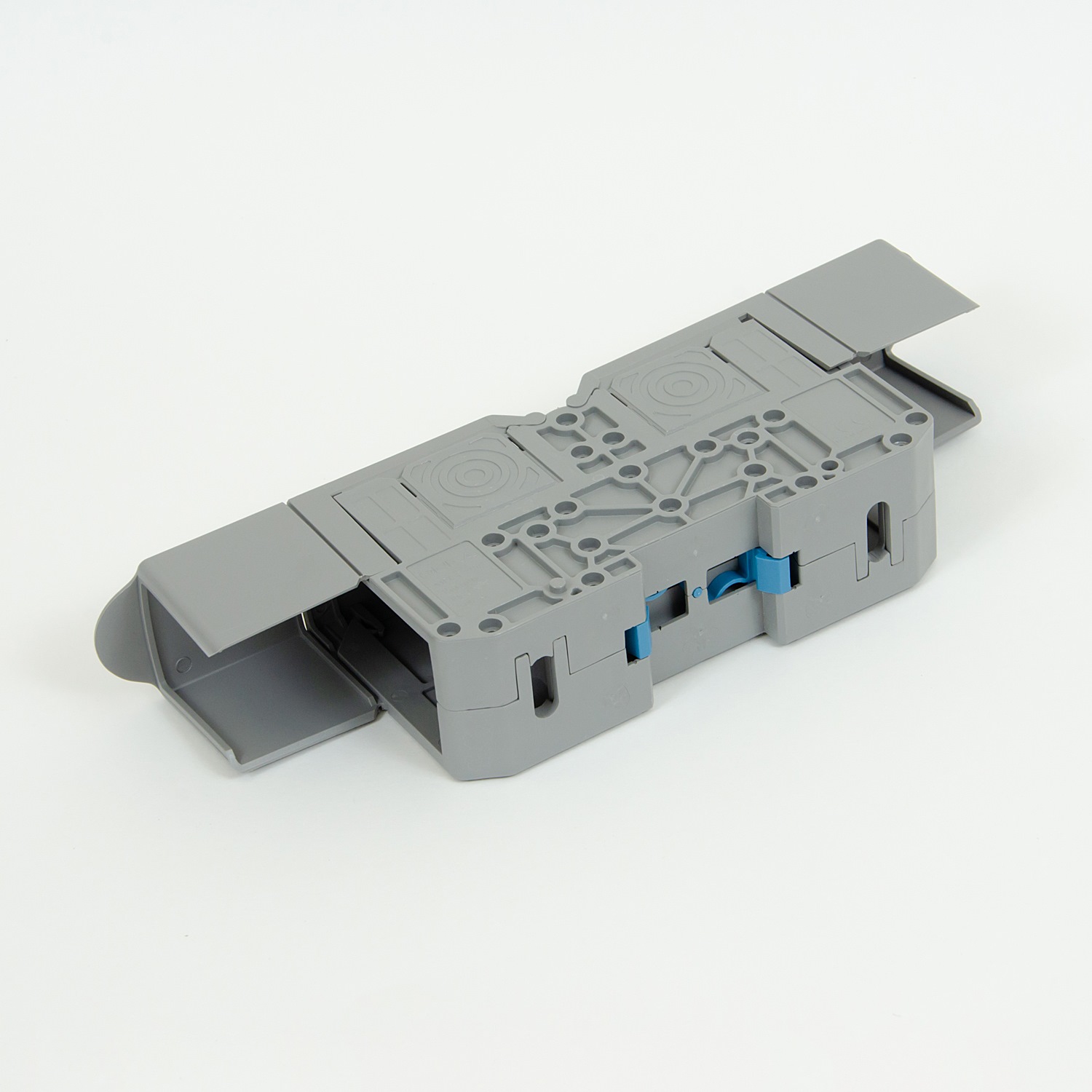 ONKA 150mm2 M12 Screw rail connector terminal block DIN rail terminal with protective cover, grey, 1030088 ONKA 150mm2 M12 Screw rail connector terminal block DIN rail terminal with protective cover, grey, 1030088