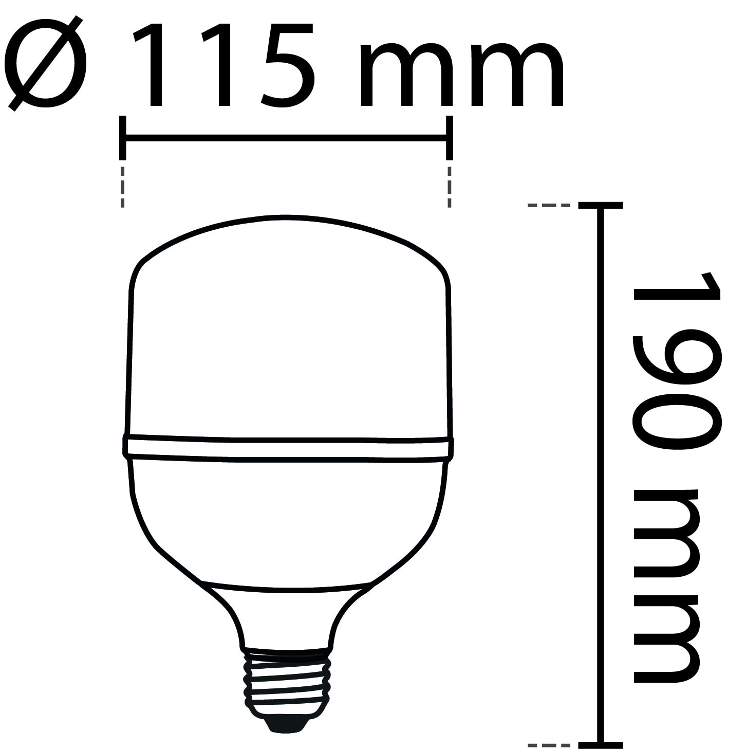 NOAS 40W (300W) LED bulb TORCH type, Cold white / 6500K, 3600 Lm, YL95-4001 NOAS 40W (300W) LED bulb TORCH type, Cold white / 6500K, 3600 Lm, YL95-4001