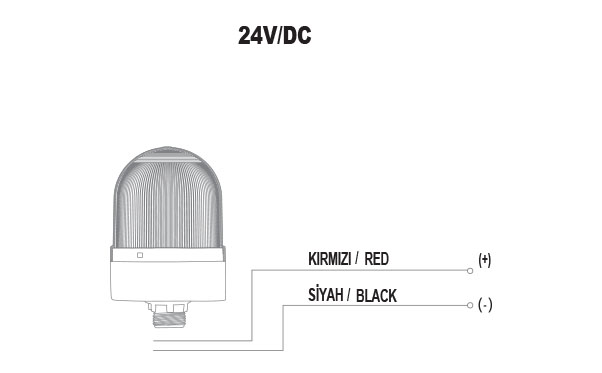 Flashing ø70 NUT.CONN.SIGNAL BEACON WITH BUZZ., 40-250V AC/DC., BLUE WITH 10CM EXT.TUBE Flashing ø70 NUT.CONN.SIGNAL BEACON WITH BUZZ., 40-250V AC/DC., BLUE WITH 10CM EXT.TUBE