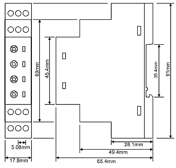 Multifunctional time relay time range: 0.1 s - 30 h 12V-240V AC/DC Multifunctional time relay time range: 0.1 s - 30 h 12V-240V AC/DC
