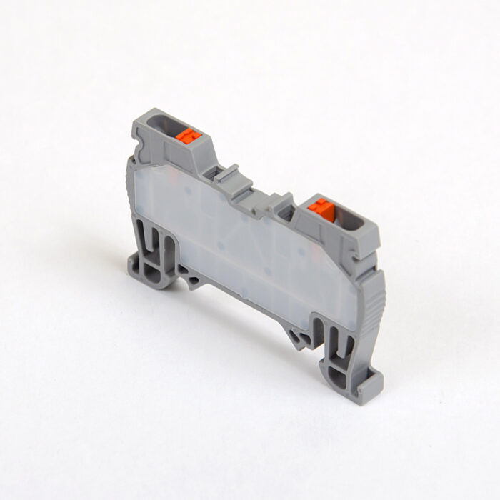 ONKA 1.5mm2 spring rail connector terminal block DIN rail terminal 2-wire grey, 1020002
