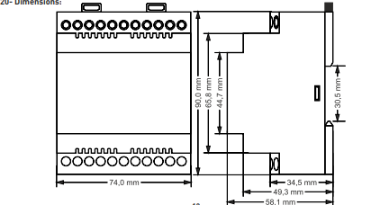 Network analyzer panel current, voltage, frequency, power, energy, RS485 Network analyzer panel current, voltage, frequency, power, energy, RS485