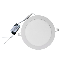 2 pcs - SLIM LED panel cold white /6500K 18W / 1620Lm round recessed round (power supply included) 6500K YL10-1800 2 pcs - SLIM LED panel cold white /6500K 18W / 1620Lm round recessed round (power supply included) 6500K YL10-1800